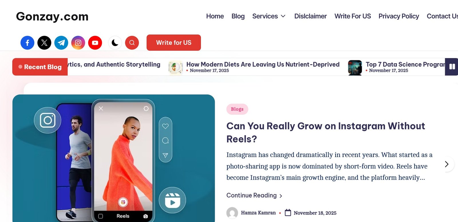 Top Blogs Gonzay com